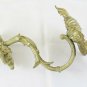 Hook Tie Backs in Bronze Chiselled Flower Shaped Raccoglitenda CH9