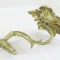 Hook Tie Backs in Bronze Chiselled Flower Shaped Raccoglitenda CH9