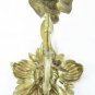 Hook Tie Backs in Bronze Chiselled Flower Shaped Raccoglitenda CH9