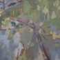 Landscape Spring Painting Vintage Oil on board Original Signed p6