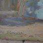 Landscape Spring Painting Vintage Oil on board Original Signed p6