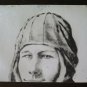 Painting Watercolour Painting with the Technical Frost Landscape Winter Hat