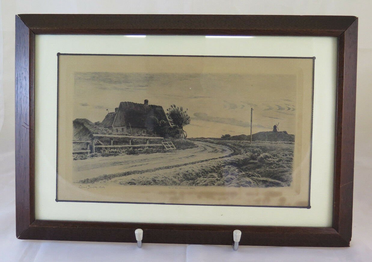 Engraving Incision Signed Signed Max Kleinsor Kbhvn Louis Jensen 1904 R131