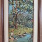 Three Painted to Oil Signed Messina C.Landscape with Animals Snow Winter G1