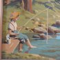 Three Painted to Oil Signed Messina C.Landscape with Animals Snow Winter G1