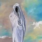 Modern Painting Years 1980's Signed Style Onirico Metaphysical Oil