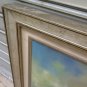 Modern Painting Years 1980's Signed Style Onirico Metaphysical Oil
