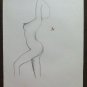 Drawing Period on Basket Sketch Studio Nude Feminine Pencil Sketch P28.9
