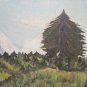 Painting Antique Oil on board Signed Landscape Alpine Cervino Matterhorn G24