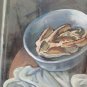 Painting Antique Painting Oil on board Signed Pancaldi inside Nature Still P27