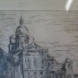 Landscape Ligure Di Giacomo Picollo Incision on Basket Signed Liguria G38