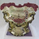 Antique Vase Centerpieces in Ceramic Slips Slip France R87