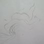 Drawing Sketch of Painter Modenese G.Pancaldi Nude Female Beach P28.9