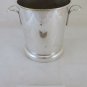 Bucket for Ice Small Size Vintage in Metal Silver R132