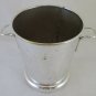 Bucket for Ice Small Size Vintage in Metal Silver R132