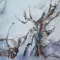 Watercolour Vintage Landscape Winter with Snow Signed Pancaldi Orginal p11
