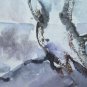 Watercolour Vintage Landscape Winter with Snow Signed Pancaldi Orginal p11