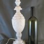 Lamp Abat Jour Table Living Room White Marble Veined Vintage R128