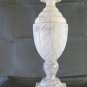 Lamp Abat Jour Table Living Room White Marble Veined Vintage R128