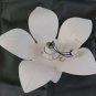 Ceiling Light Chandelier Antique White with Leaves Style Liberty Art Nouveau CH7
