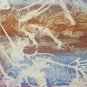 Painting Abstract Modern Vintage Painting with Technical Experimental Ice P33.8
