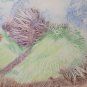 Shapes Astrtatte Painting a Technical Mixed Abstract Vintage Original P33.1