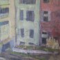 Painting Vintage half' Twentieth Century Oil on board View Country with Truck p8