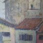 Painting Vintage half' Twentieth Century Oil on board View Country with Truck p8