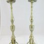 Two Ancient Candelabra Candlesticks Style Baroque Period '800 1800 XIX Century