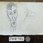 Sketch Pencil Studio Preparatory Drawing Face Man Author G.Pancaldi P28.5
