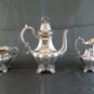 Antique Service for Tea in Metal Silver Cgh Alp Denmark Denmark R200