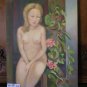 Painting Modern 1960's Nude Feminine Dipito Oil on Linen with Warranty p15