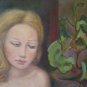 Painting Modern 1960's Nude Feminine Dipito Oil on Linen with Warranty p15