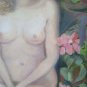 Painting Modern 1960's Nude Feminine Dipito Oil on Linen with Warranty p15