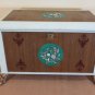 Small Trunk Box Collectibles Wooden Vintage Box Bauletto Gf