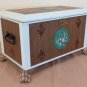 Small Trunk Box Collectibles Wooden Vintage Box Bauletto Gf