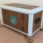 Small Trunk Box Collectibles Wooden Vintage Box Bauletto Gf