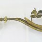 Wall Bronze to a Flame with Leaves Brass Style Floral CH9