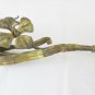 Wall Bronze to a Flame with Leaves Brass Style Floral CH9