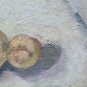 Potatoes on Table Nature Still Painting Oil board Antique Warranty p16