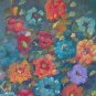 Painting Style Impressionist Oil on board Blossom Floral V-Neck