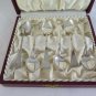 Six Antique Spoons Ns. Alp Silverplate Spoons Cutlery Ancient Board R70