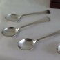 Six Antique Spoons Ns. Alp Silverplate Spoons Cutlery Ancient Board R70