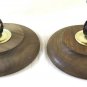 Couple Lamps Table Desk Lampshade Vintage Craft Quality' CH31