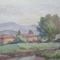 Landscape Painting Painting to Watercolour from the Painter Local G.Pancaldi P14