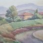 Landscape Painting Painting to Watercolour from the Painter Local G.Pancaldi P14