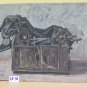 Painting Oil on board Years' 60 inside with Items Signed Original Pancaldi