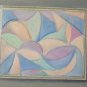 26 3/8x22in Painting Vintage inside Metaphysical Technical Mixed Years 70 P27