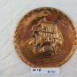 Antique Plaque Copper Worked a Embossed Sweden Scandanavia First `S R10