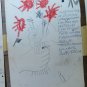 Sketch for Flyer Political Communist Years' 60 Left 10 Sheets P28.6